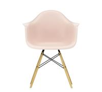 Vitra DAW Eames Plastic Armchair - érable jaune - rose doux RE