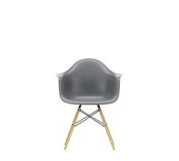 Vitra DAW Eames Plastic Armchair - Frêne couleur miel - granite grey RE