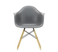 Vitra DAW Eames Plastic Armchair - gris granit RE - érable jaune