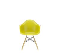 Vitra DAW Eames Plastic Armchair - moutarde RE - Frêne couleur miel