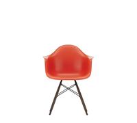 Vitra DAW Eames Plastic Armchair - poppy red RE - érable foncé