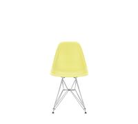 Vitra DSR Eames Plastic Side Chair - citron RE - chromé - Patins en feutre pour sols durs noirs