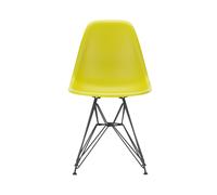Vitra DSR Eames Plastic Side Chair - noir basique enduit de poudre - moutarde RE