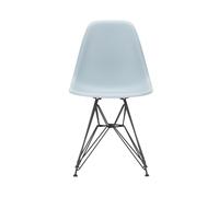 Vitra DSR Eames Plastic Side Chair - Patins en feutre pour sols durs noirs - noir basique enduit de poudre - gris polaire RE