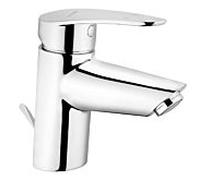 Vitra Dynamic S mitigeur lavabo A40962EKM avec garniture de vidage , projection 105 mm, installation chromé