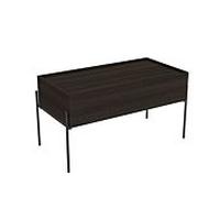 Vitra Equal meuble bas 64110 83 x 42 cm, suspendu, sur pied, avec corps en orme