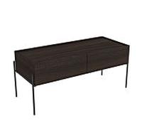 Vitra Equal meuble bas 64112 102 x 42 cm, suspendu, 2 coulissants, avec corps en orme