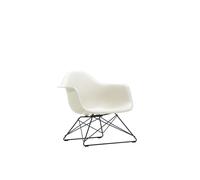 Vitra Fauteuil en plastique Eames LAR - galet RE - noir basique enduit de poudre