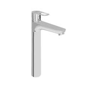 Vitra - Flow mitigeur lavabo XL 29,2 cm, à levier, sans vidage, chrome (A43014)