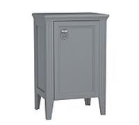 Vitra haute 62250 53,5 x 39,5 x 83 cm, à droite. au sol, corps gris mat