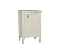 Vitra haute 62251 53,5 x 39,5 x 83 cm, à droite. sur pied, corps ivoire mat