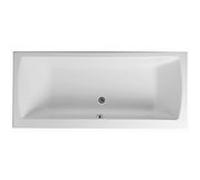 Vitra Integra baignoire 52540001000 180 x 80 cm, blanc , version à encastrer, drain au milieu