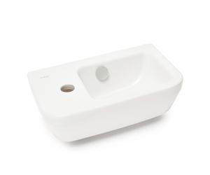 Vitra - Intégra Lave-mains 37x22 cm, trou pour robinet à gauche, blanc (7090-003-0028)