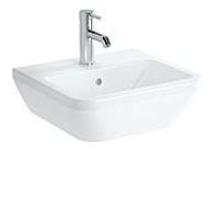 Vitra Integra lave-mains 7047L003-0001 45x40cm, blanc , avec trop-plein / trou pour robinet au milieu