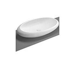 Vitra Istanbul 4446B403-0016 blanc VC, 85,5x51cm, sans plate-forme de robinet / sans trou de trop-plein
