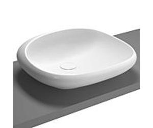 Vitra Istanbul Vitra 4520B403-0016 blanc VC, 53,5x51,5 cm, sans plate-forme de robinet / sans trou de trop-plein