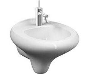 Vitra Istanbul wall Bidet 4516B403-1599 blanc VC, sans trop-plein / trou de robinetterie au centre