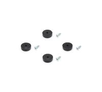 Vitra Jeu de patins en plastique pour chaises Eames DAW/DSW noir