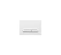 Vitra Loop T Double Plaque de chasse d'eau (blanc brillant)