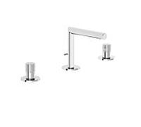 Vitra Mélangeur de lavabo Origin A42595 saillie 127 mm, avec garniture de vidage , montage à trois trous, chromé