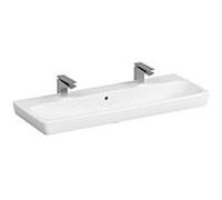 Vitra Metropole double vasque 5658B003-1474 1200x460mm, blanc , avec 2000 débordement 2000