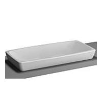 Vitra Metropole de bassin de la tour 5669B003-1398 blanc , 79,5x40cm, sans trop - plein, poncé