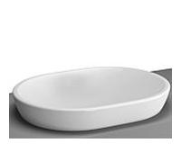 Vitra Metropole de bassin de la tour 5942B003-0016 de 59,5x44,5cm, ovale, sans trou de coulée, blanc , sans trop - plein
