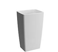 Vitra Metropole lavabo monobloc 5670B003-0016 50x40x85cm, au sol, sans robinet / trop-plein, blanc