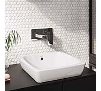 Vitra Metropole poser 5666B003-0673 39,5x40cm, blanc , avec trop-plein, poncé