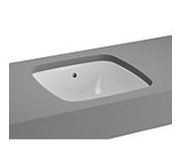Vitra Metropole Vitra 5666B003-1082 36,5x36,5 / 39,5x40cm, sans plateforme de robinetterie, blanc , avec trop-plein