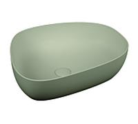 Vitra Options top bol 5991B420-0016 56x44cm, asymétrique, sans trop-plein / trou pour robinetterie, Taupe mat VC
