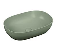 Vitra Options bol supérieur 5995B420-0016 59x40,5 cm, ovale, sans trop-plein / trou pour robinetterie, Taupe mat VC
