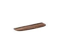 Vitra plural étagère 64060 55 x 13 x 2,5 cm, fixation murale, noyer, asymétrique droite
