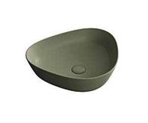 Vitra Plural top bol 7812B475-0016 47 x 40 x 13 cm, mousse mate, asymétrique, sans trop-plein / trou pour robinet