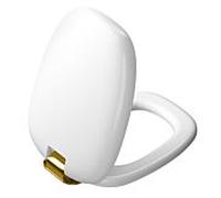 Vitra Plural WC siège 126-001-019 noble blanc / or, avec fermeture amortie, dégagement rapide