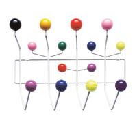 Vitra Portemanteau mural Hang it all multicolore, Designer Charles & Ray Eames, 50x37x17 cm