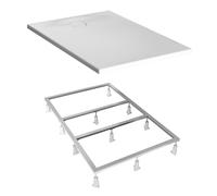 VitrA Receveur acrylique LEAF 120x80 Blanc texturé, PN 24 set de pieds - 120x80