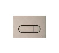 Vitra - Root plaque de commande double touche, nickel brossé (740-2295)