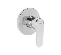 Vitra - Root Round mitigeur de douche à encastrer, à levier, vendu sans corps d'encastrement, chrome (A42728EXP)