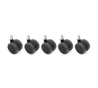 Vitra Roulettes sols durs pour chaises de bureau pivotantes Vitra noir