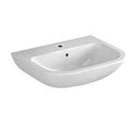Vitra S20 lavabo 5502L003-0001 55 x 44 cm, blanc , trop-plein / trou pour robinet au milieu