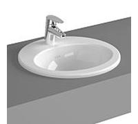Vitra S20 vasque à encastrer 5466B003-0001 42,5 cm, blanc , trop-plein / trou pour robinetterie au milieu