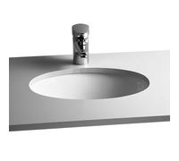 Vitra vasque S20 6039B003-0012 42 x 33 cm, blanc, ovale, trop-plein à l'avant, sans trou pour robinetterie