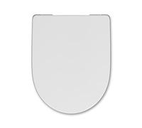 Vitra salle de bain Samar c0102g Abattant WC avec système SoftClose et charnière à douille en acier inoxydable, 1 pièce, blanc, 531552