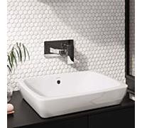 VitrA Salle de bains Metropole poser 5667B0030673 50x40cm, blanc, avec trop-plein