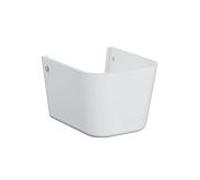 Vitra Sento Kids demi-colonne 7354B003-0156 blanc brillant, avec fixation à ressort, pour lavabo