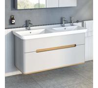 VitrA Sento Meuble avec plan vasque, 2 tiroirs, 65991,