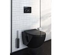 Vitra Sento mural WC 7748B070-0101 36,5x54cm, 3/6 l, sans rebord affleurant, noir brillant
