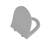 Vitra Sento Slim Wrap siège WC 130-476R009 36,8x45,2cm, avec mécanisme de fermeture amortie et dégagement rapide, gris pierre mat