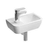 Vitra - Set Lave-mains 37x22 cm, trou pour robinet à gauche + siphon (7090-003-0028-SET)